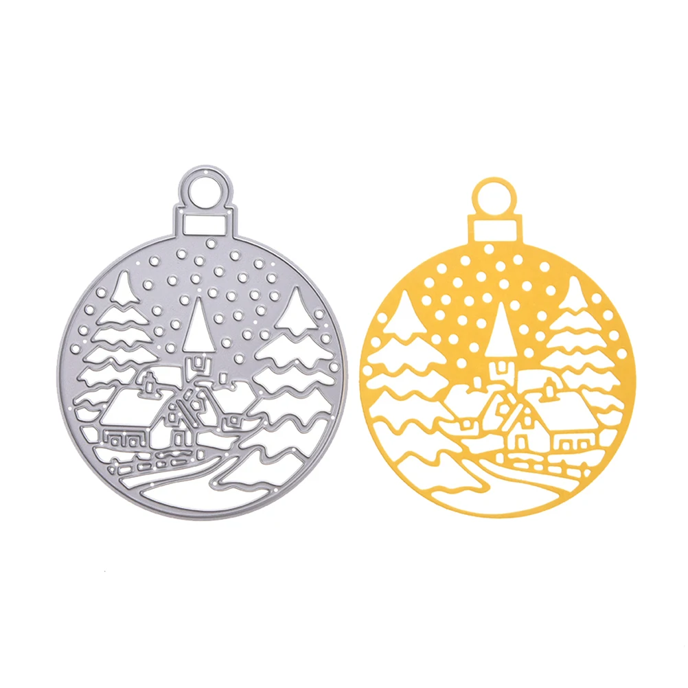 1 шт. рождественские режущие штампы шаблон тиснения трафарет сплав DIY поделки для