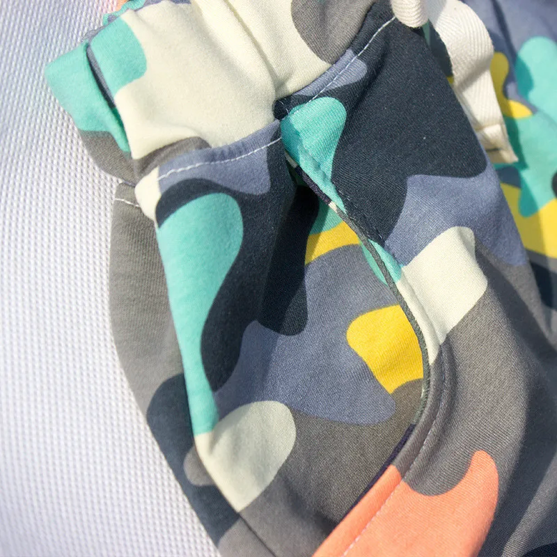 Новые модные штаны для малышей шаровары с камуфляжным рисунком маленьких