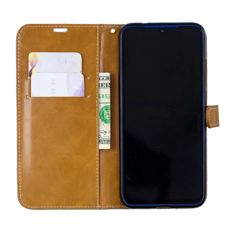 Кожаный чехол книжка для телефона Xiaomi Redmi Note 7 M1901F7G M1901F7H / MZB7411IN MZB7264IN MZB7412IN