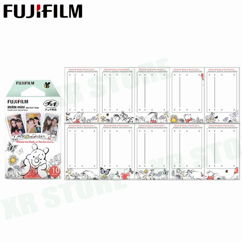 40 Fujifilm Микки + Винни Rilakkuma двойная звезда Fuji мгновенная фотобумага для Instax Mini 8 9