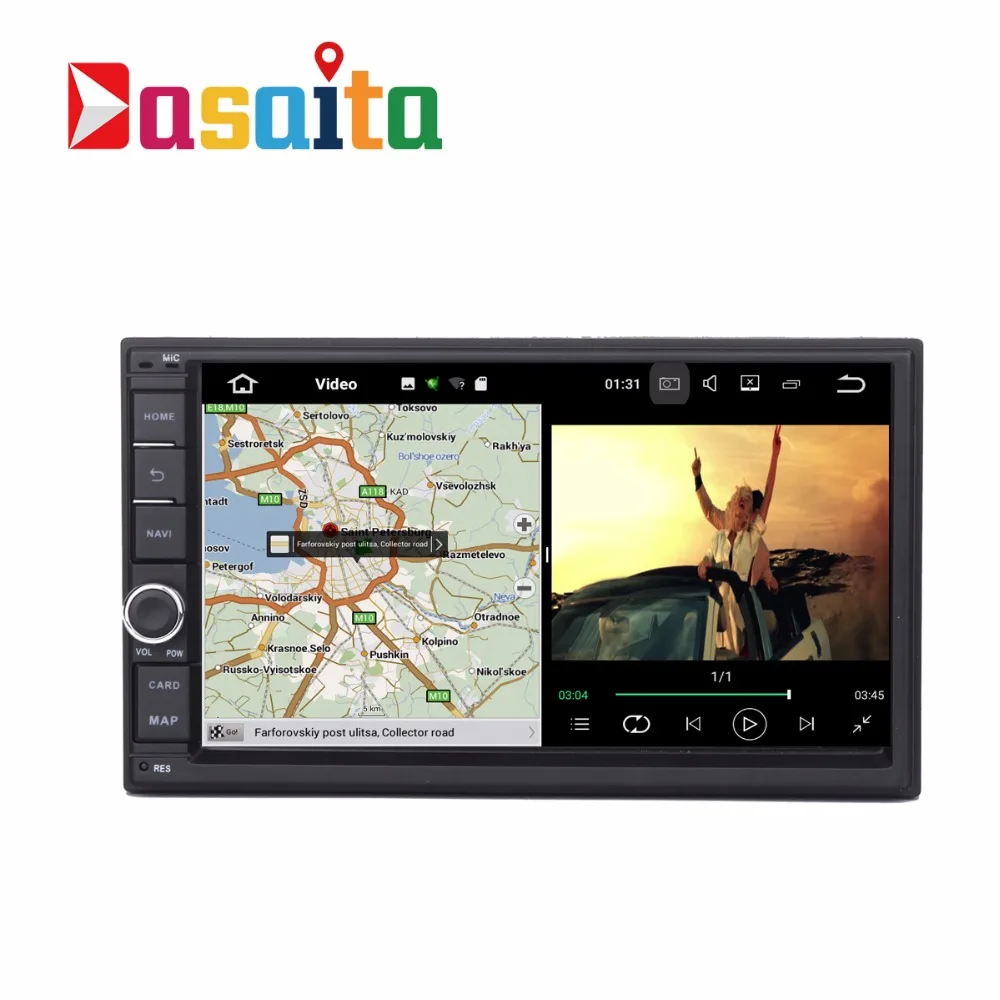 Универсальный автомобильный GPS плеер без DVD плеера 7 дюймов 2 DIN стерео аудио