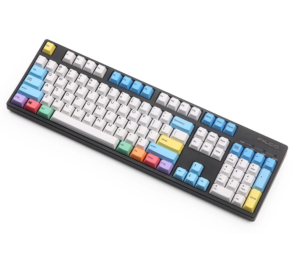 PBT Вишневый профиль Мел колпачки 123 ключей для механической клавиатуры цветной колпачок краситель подкроватный колпачок