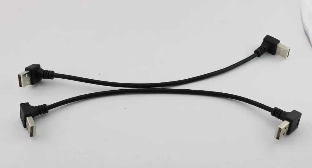 3 шт. Кабель-адаптер для зарядки и передачи данных USB 2 0 типа A папа под углом 25 см |