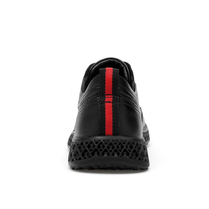 Для мужчин повседневная обувь большой Размеры красной подошвой из натуральной