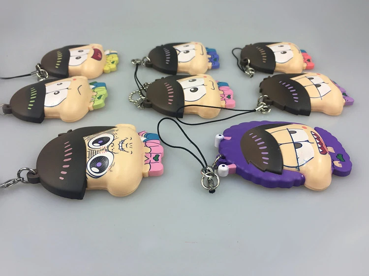 Высокое качество 7 см Osomatsu San Mr osomatsu san Karamatsu Ichimatsu ПВХ фигура брелок игрушка|toys