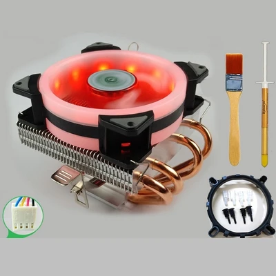 Ультратонкий кулер для процессора радиатор медных трубок HTPC ITX чехол компьютера