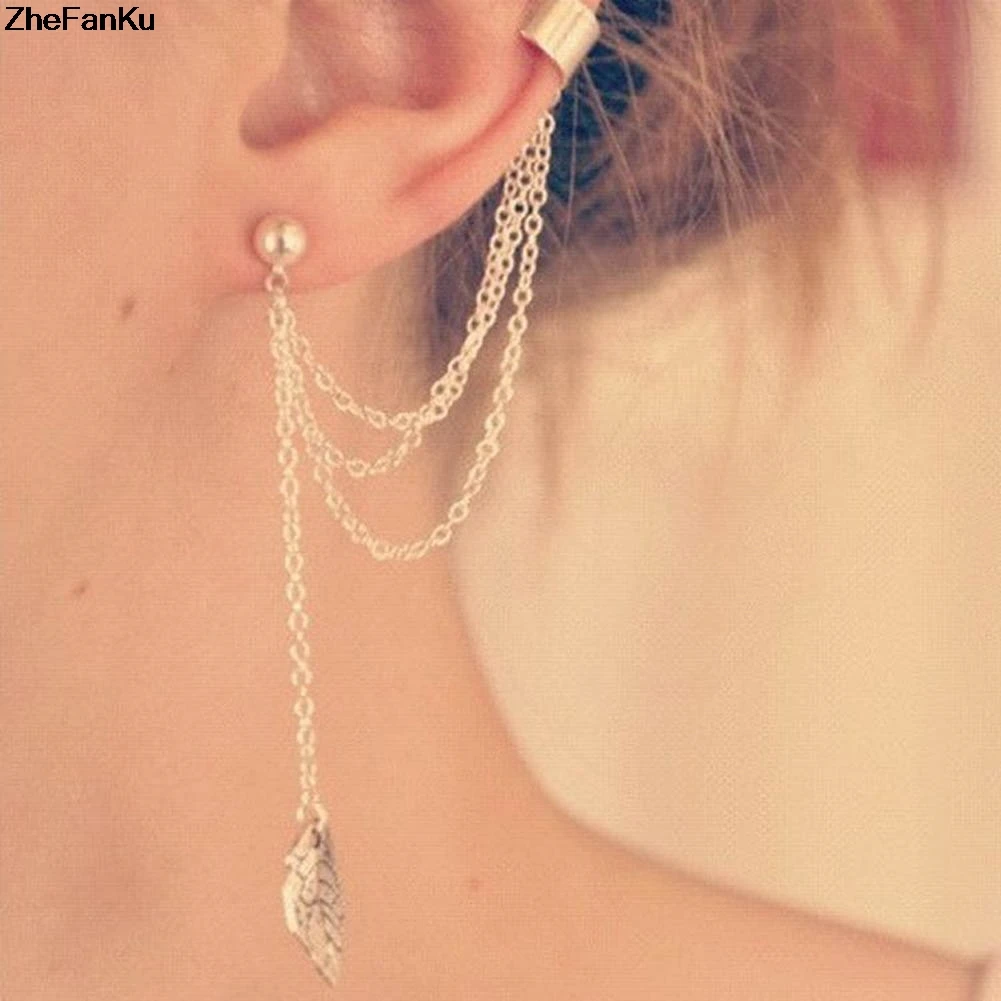 Женские серьги каффы в стиле панк 1 шт.|ear cuff earrings|cuff earringscuff earrings for women |