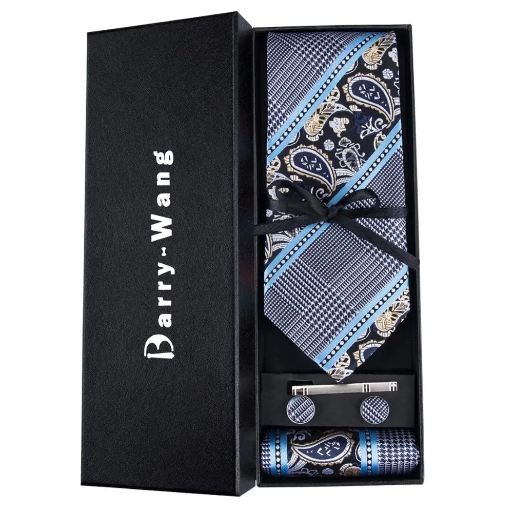 Мужской комплект из галстука и манжеты с подарочной коробкой|ties for men|business tietie