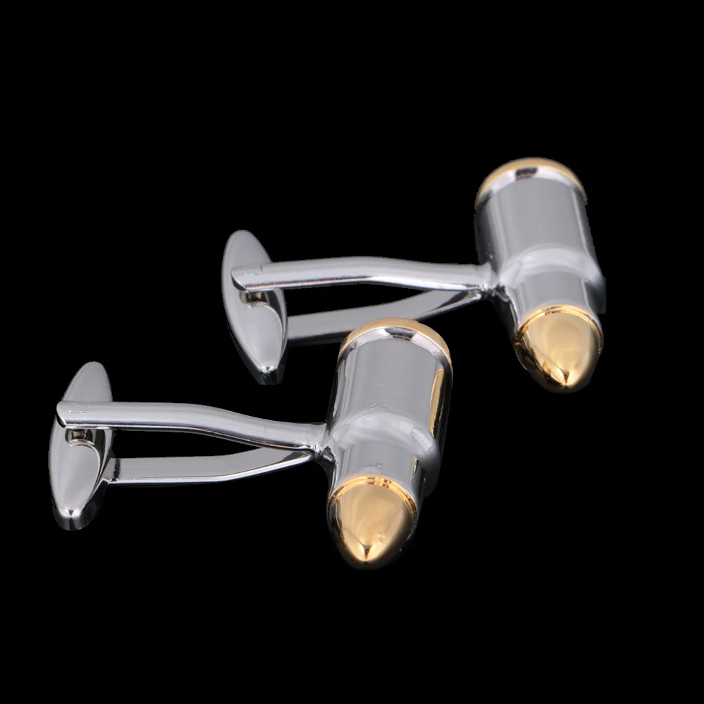 1 пара два тона серебряный цвет золото мужской свадебный манжет медного цвета