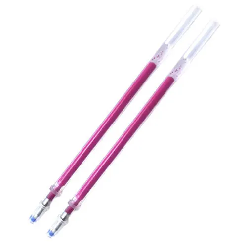 2PCS Rose Red Refill 1 шт или 3 шт стираемая ручка стержень стираемая шариковая ручка ручки цветные чернила 0,5 мм шариковая ручка для школы офисные канцелярские принадлежности - Цвет: 2PCS Rose Red Refill