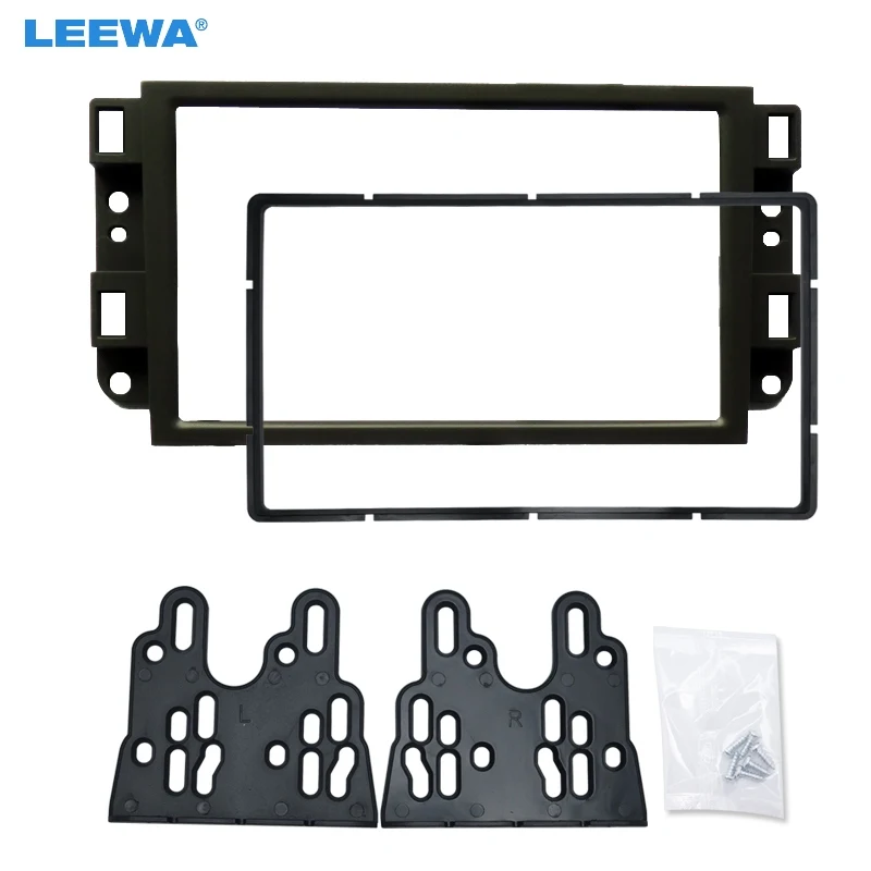 Адаптер LEEWA 2Din для автомобильной аудиосистемы DVD рамка Chevrolet Captiva/Lova/Gentra/AVEO адаптер