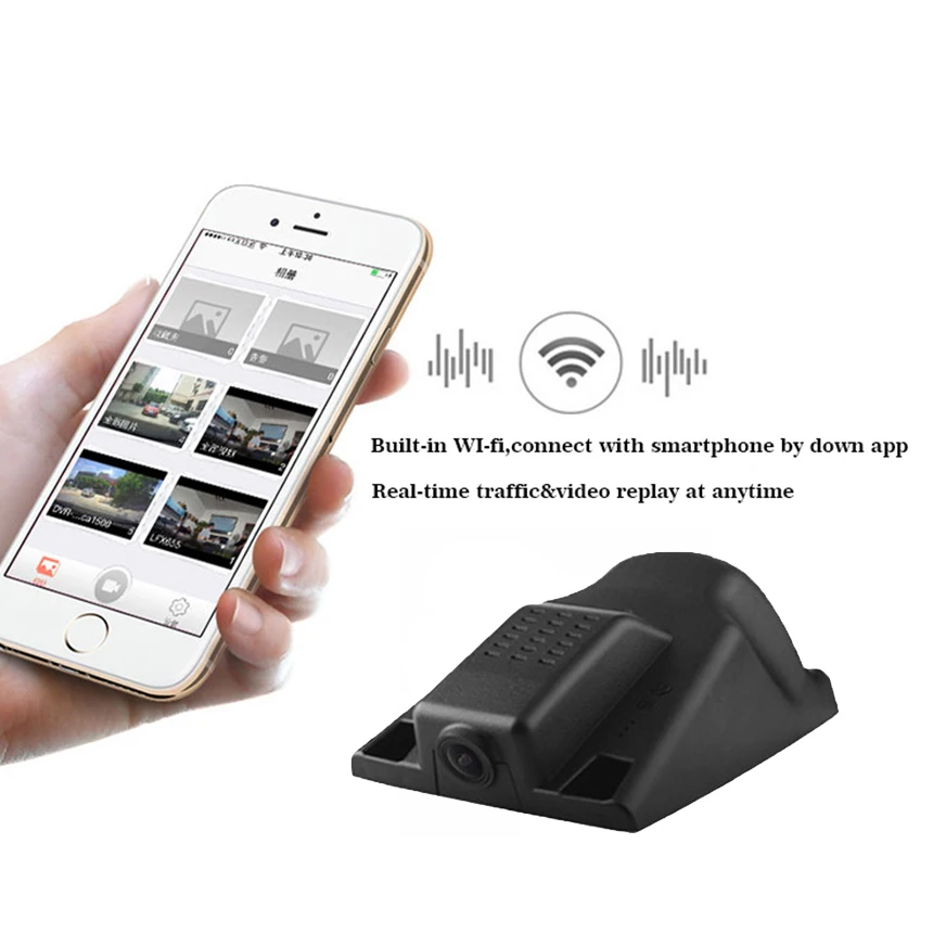 LiisLee для Форд Таурус 2014 ~ 2016 Wifi Автомобильный видеорегистратор авто регистратор