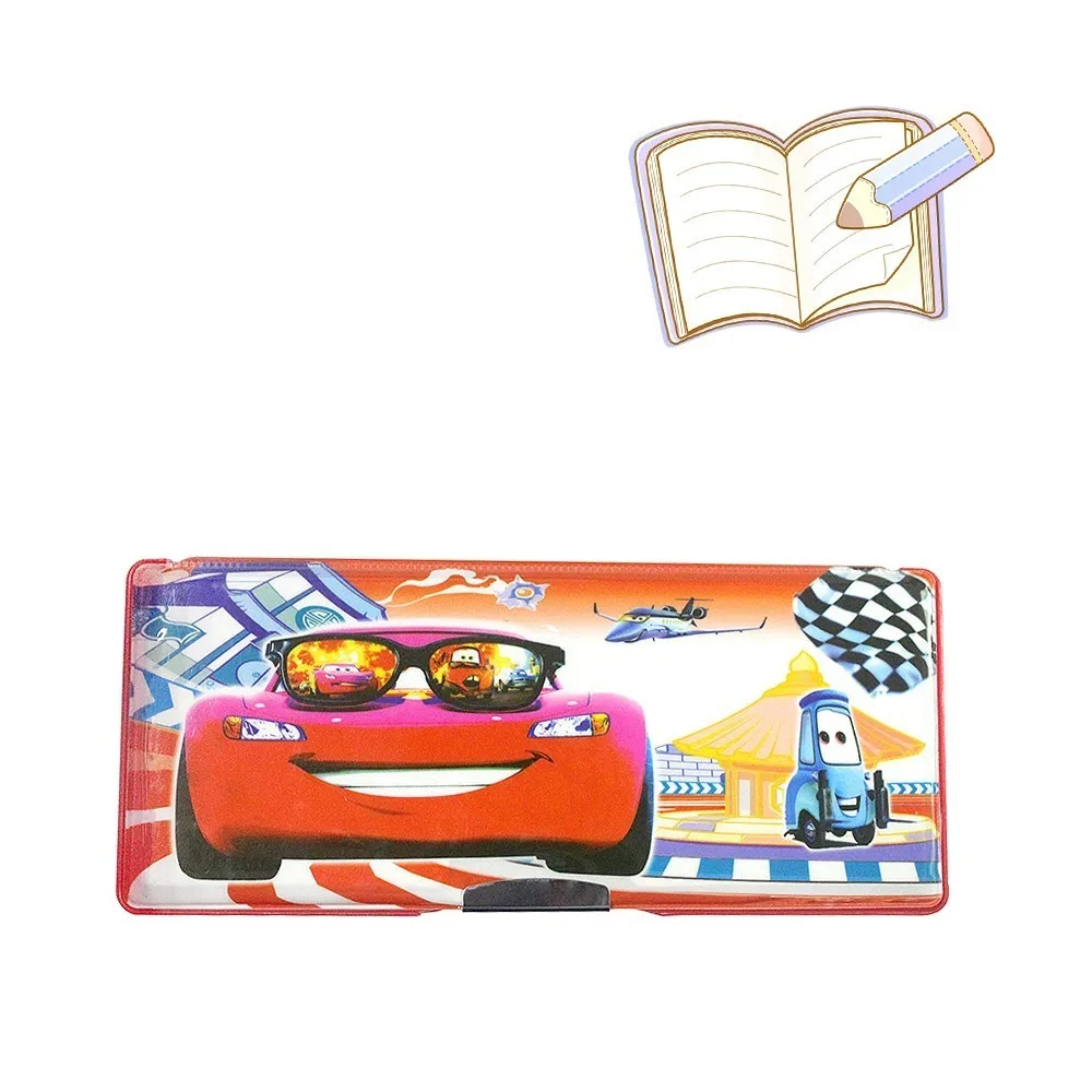 VC0400005 Cartoon pattern creative practical pencil case multi-function double-sided children two sharpener | Канцтовары для офиса