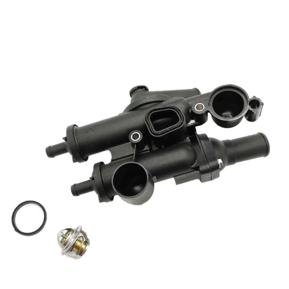 Водорозетка+ Корпус термостата для Chrysler Sebring Dodge Avenger caliber Journey Jeep Compass(MK49) 68003582AB