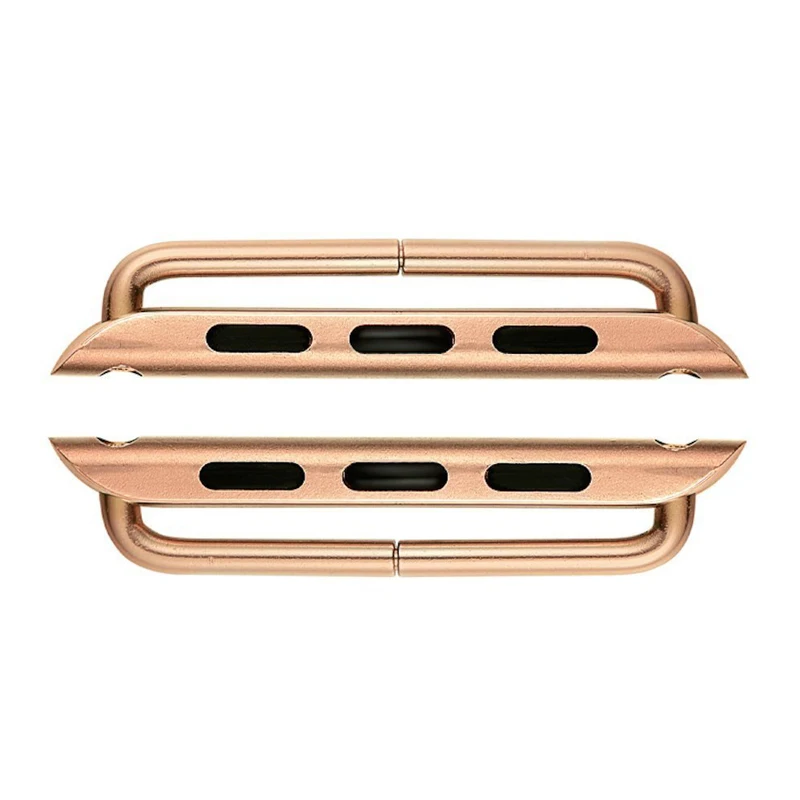 Соединитель для часов apple watch ремешок 44 мм 40 42 38 металлический адаптер из