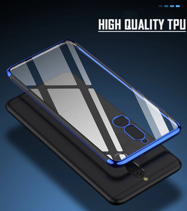 Чехол HUUGAOLU для huawei mate 10 Lite, чехол для mate 20 Lite, TPU, прозрачный силиконовый чехол для huawei Nova 2i mate 10 Pro, задняя крышка, Etui