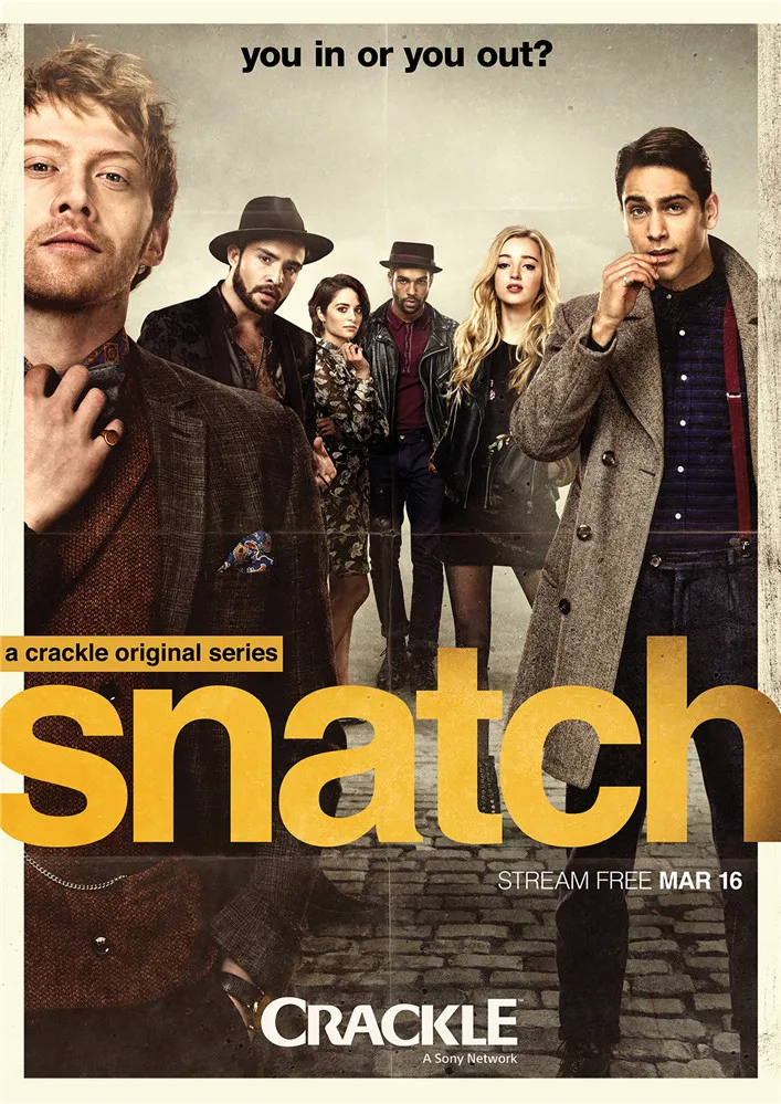 Кофе The Snatch плакаты кино-стикеры Настенные с белым покрытием бумажные принты H четкое изображение украшение дома гостиная спальня бар - Цвет: Кофе