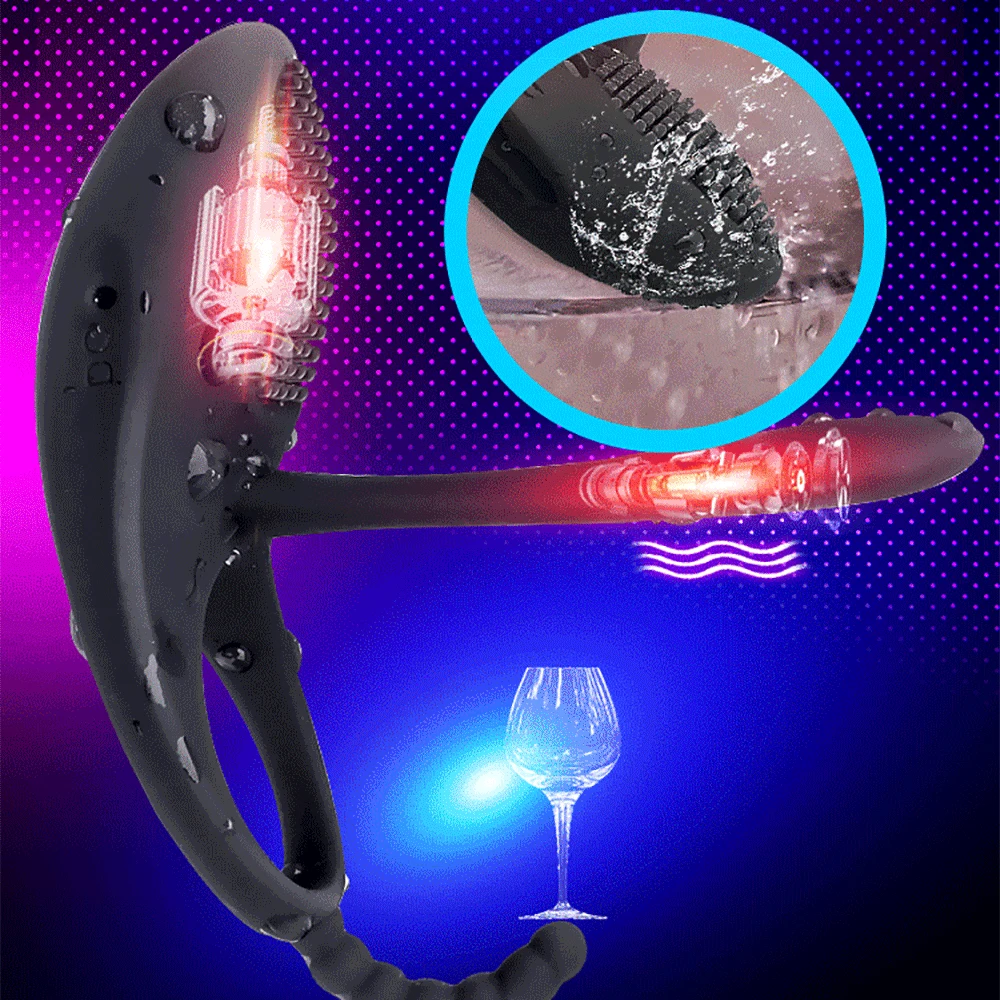 Мужской Массажер Prostata вибратор для мужчин Анальная пробка Силиконовый