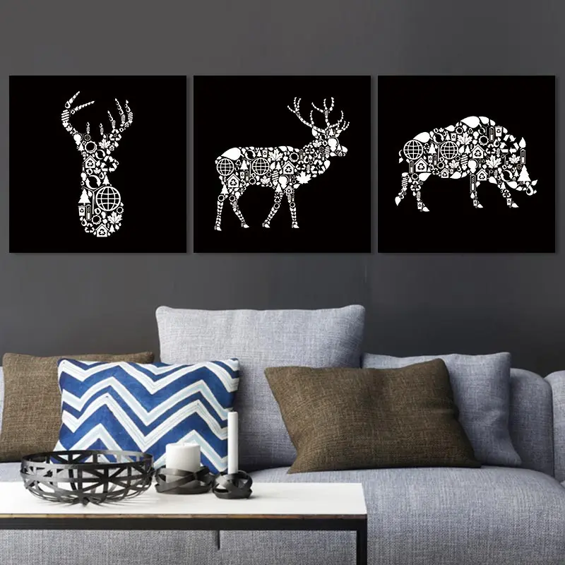 

painting Picture Canvas Painting abstract animal Art Pictures art print on canvas Wall poster decoration for living room