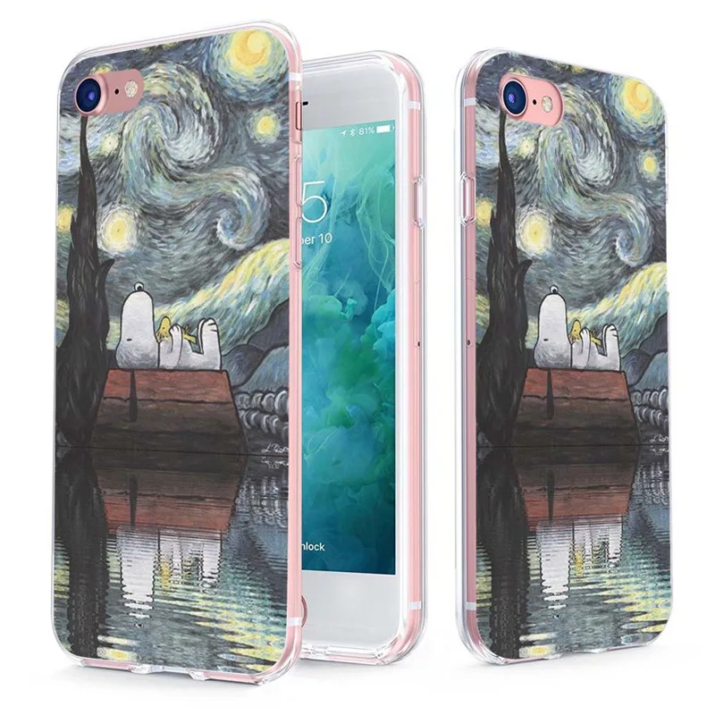 MLCRIYG Soft Phone Case For iPhone 6 6S Plus 7 7Plus 8Plus X TPU Colorful Unicorn Lion Drawing Pattern Fundas C046 |