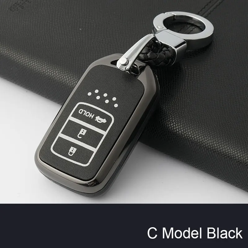 Стайлинг автомобиля светящийся чехол для ключей Honda Crv Складной флип-брелок в