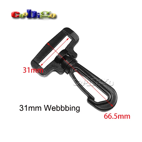 10 шт. 8 размеров на выбор Пластиковые Поворотные застежки крючки пряжка фурнитура