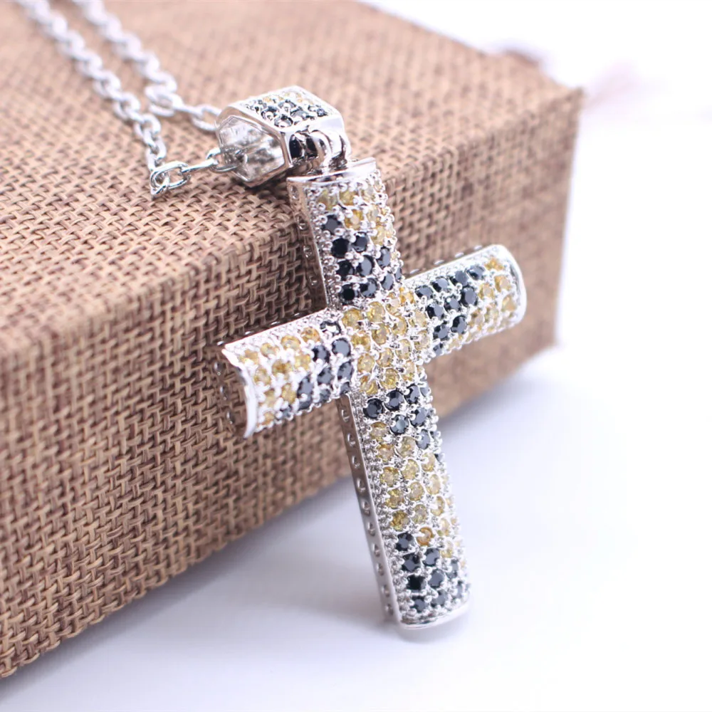 Медная серебряная подвеска с кристаллом цепочка унисекс ожерелье Трендовое