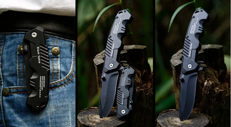 Huntman Cold Steel Folding Blade Knife Camping Survival Tactical Knifes Self Defense Portable EDC Knives | Инструменты