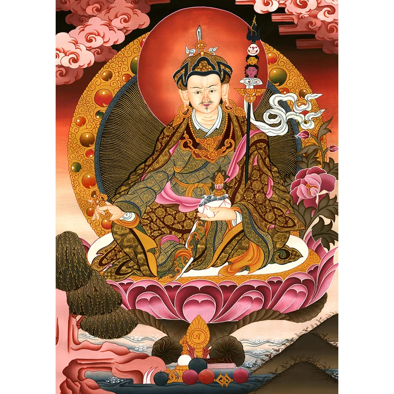 

Микрораспылитель ткани искусство украшения дома картина Тибетский танка крыльцо гостиная Висячие