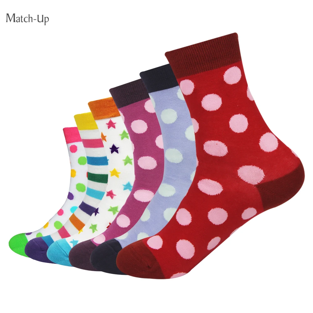 Парные женские носки из чесаного хлопка (6 парт/лот)|brand socks women|socks brand womensocks women |