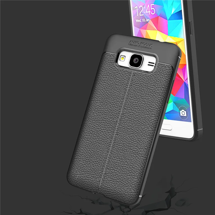 TRISEOLY чехол для Samsung Galaxy Grand Prime простой роскошный полуобернутый из искусственной