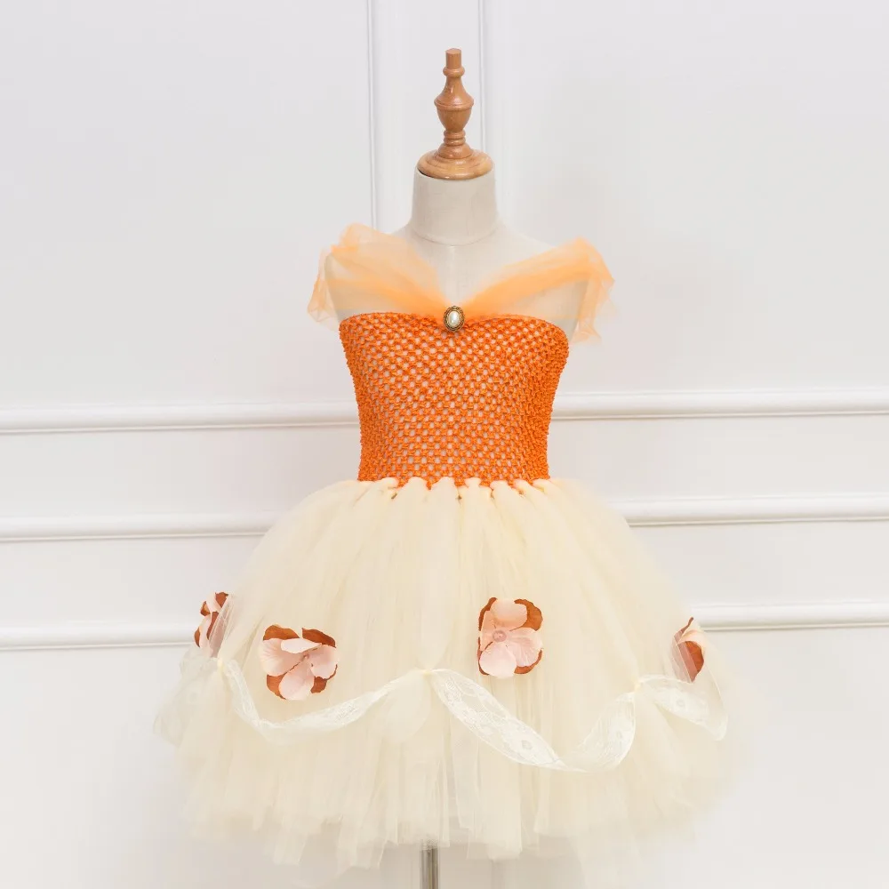 2018 Новый Подросток принцессы с цветочным рисунком для девочек вечерние-пачка