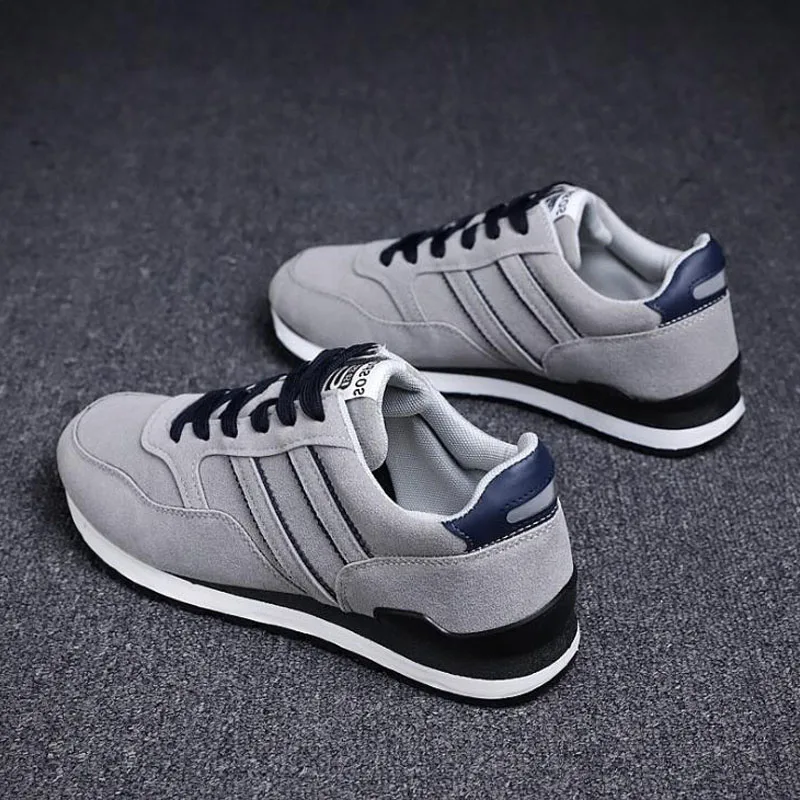 New Arrival Man Fashion Sports Natural Suede Shoes Males Leisure Travel Sneakers Plus Velvet Warm Men Soft Sole | Обувь