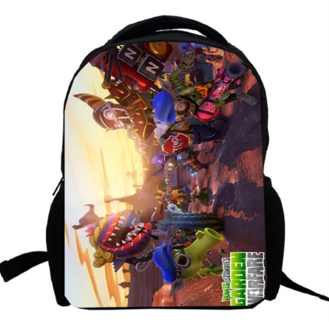 15 дюймов растения PK рюкзак зомби двухслойная детская мультяшная игра PVZ мужские