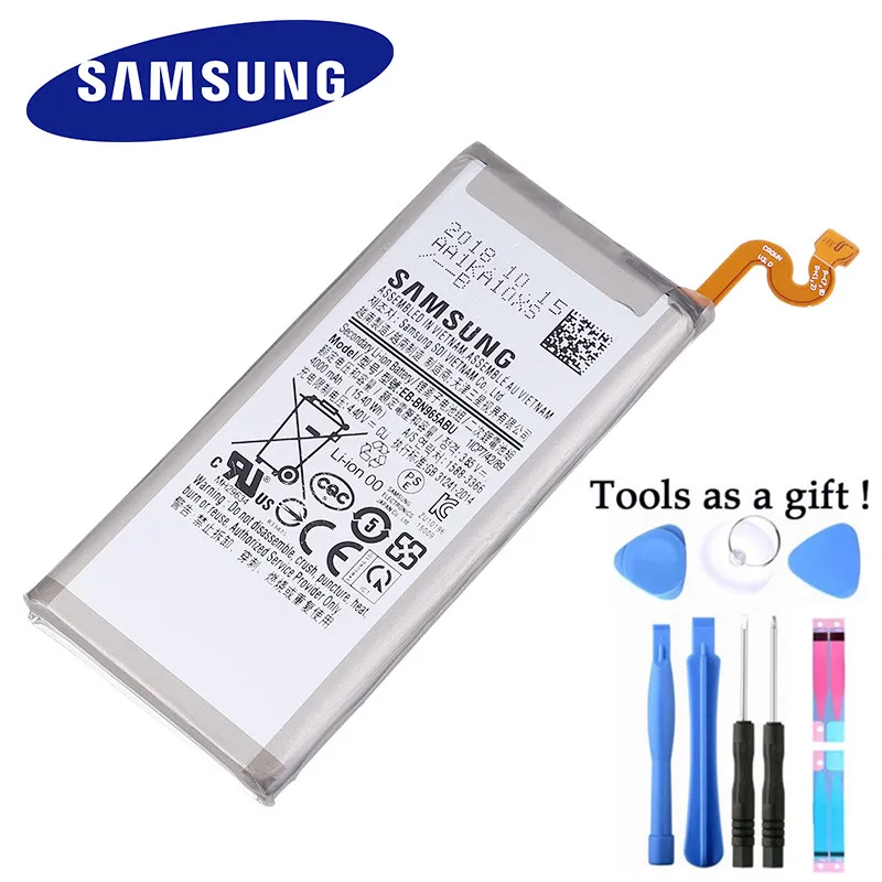 100% Оригинальный запасной аккумулятор Samsung для Galaxy Note9 Note 9 N9600 оригинальная