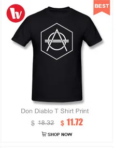 Don Diablo Футболка с принтом мужские футболки с коротким рукавом графическая Мужская футболка размера плюс 5XL 6XL летняя хлопковая Повседневная футболка