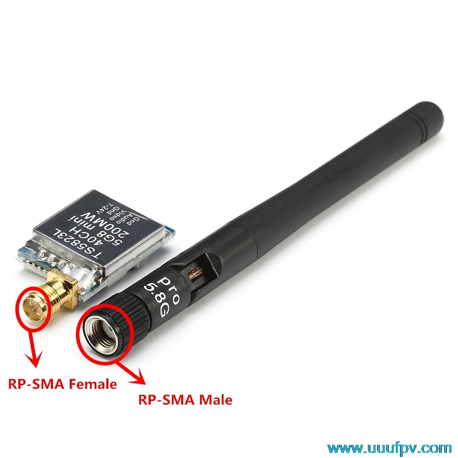 Обновленный TS5823L 5 8G 200mW 40CH беспроводной AV аудио модуль передатчика для FPV RC QAV250