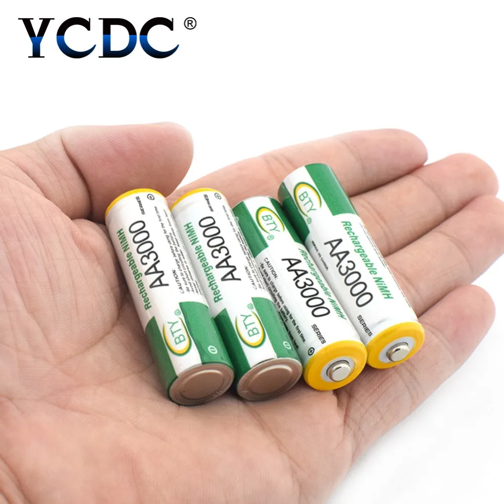 AA Аккумуляторная батарея большой мощности высокой плотности 3000mAh перезаряжаемые