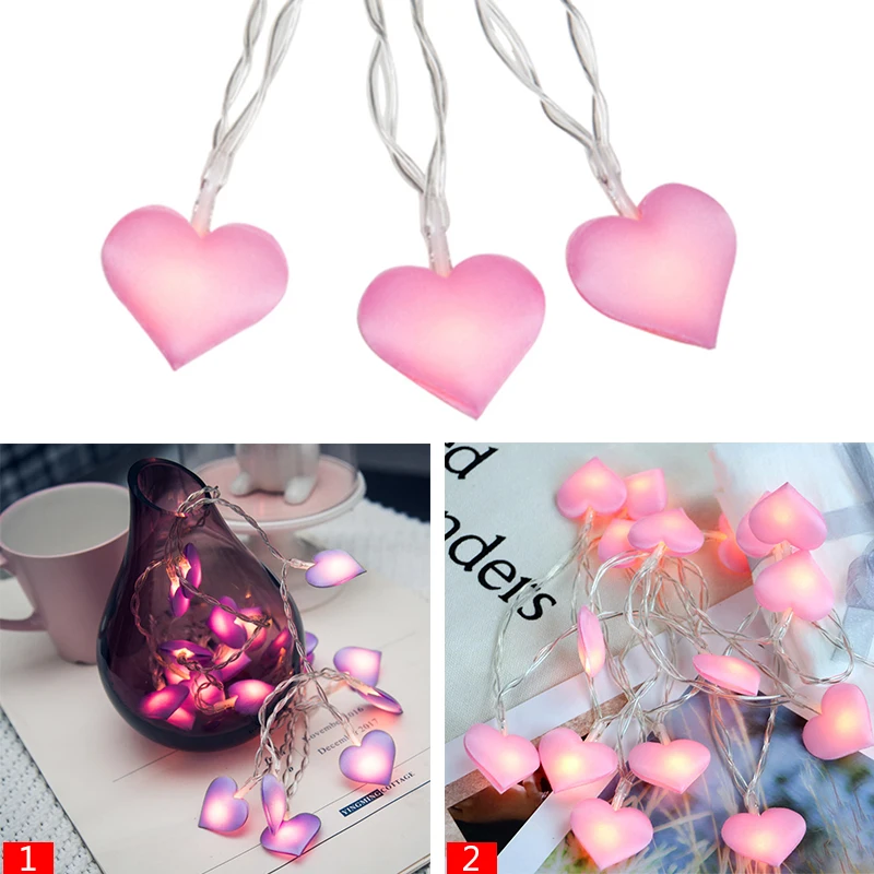 Розовый светильник love heart 10 светодиодный фонарь струнный светильник s hoiliday светильник для батарея спальня питание