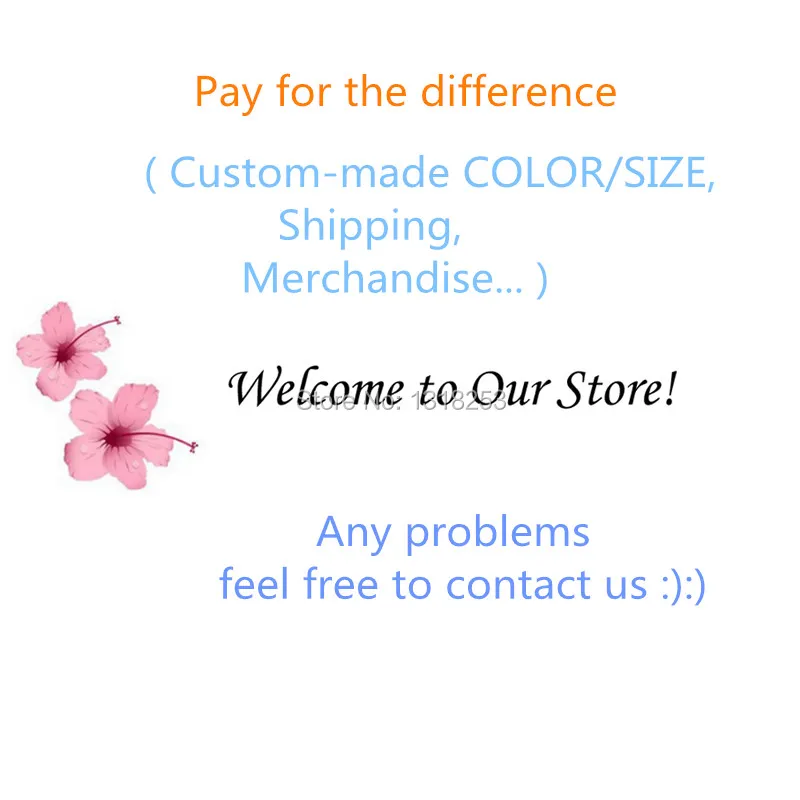 Оплатите разницу сделанную на заказ цвет/размер доставка товара|merchandising| |