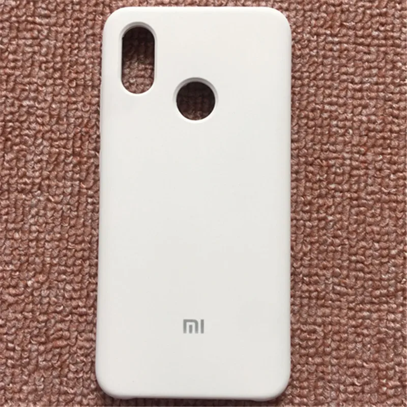 Оригинал xiaomi mi 8 se шелковистый мягкий жидкий силиконовый задний Жесткий Чехол для