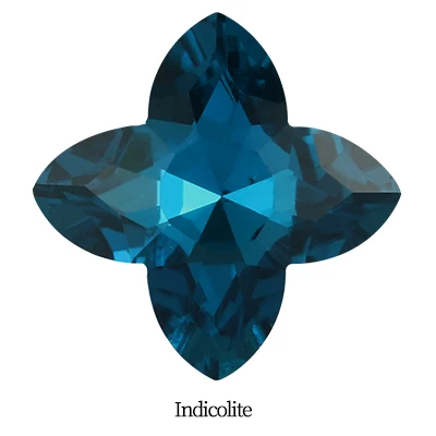 Indicolite K9 стразы, стеклянный камень, лист удачи, клеевые Стразы, хрустальные стразы, заостренные сзади, сборка, стразы швейный декор для еврей - Цвет: Indicolite