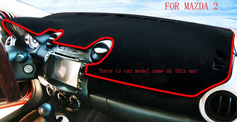 

Car Dashboard Cover Carpet Sun Shade Pad Mat Heat Insulation Decoration For Mazda 2 3