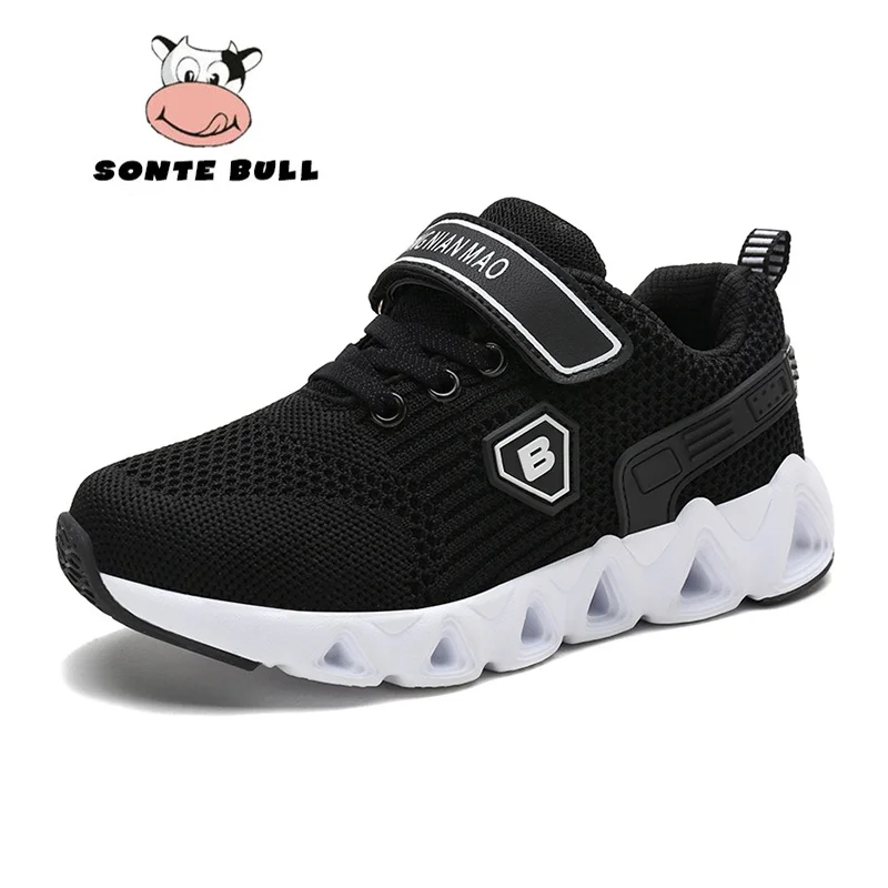 Дышащая повседневная детская обувь модные легкие Нескользящие Детские