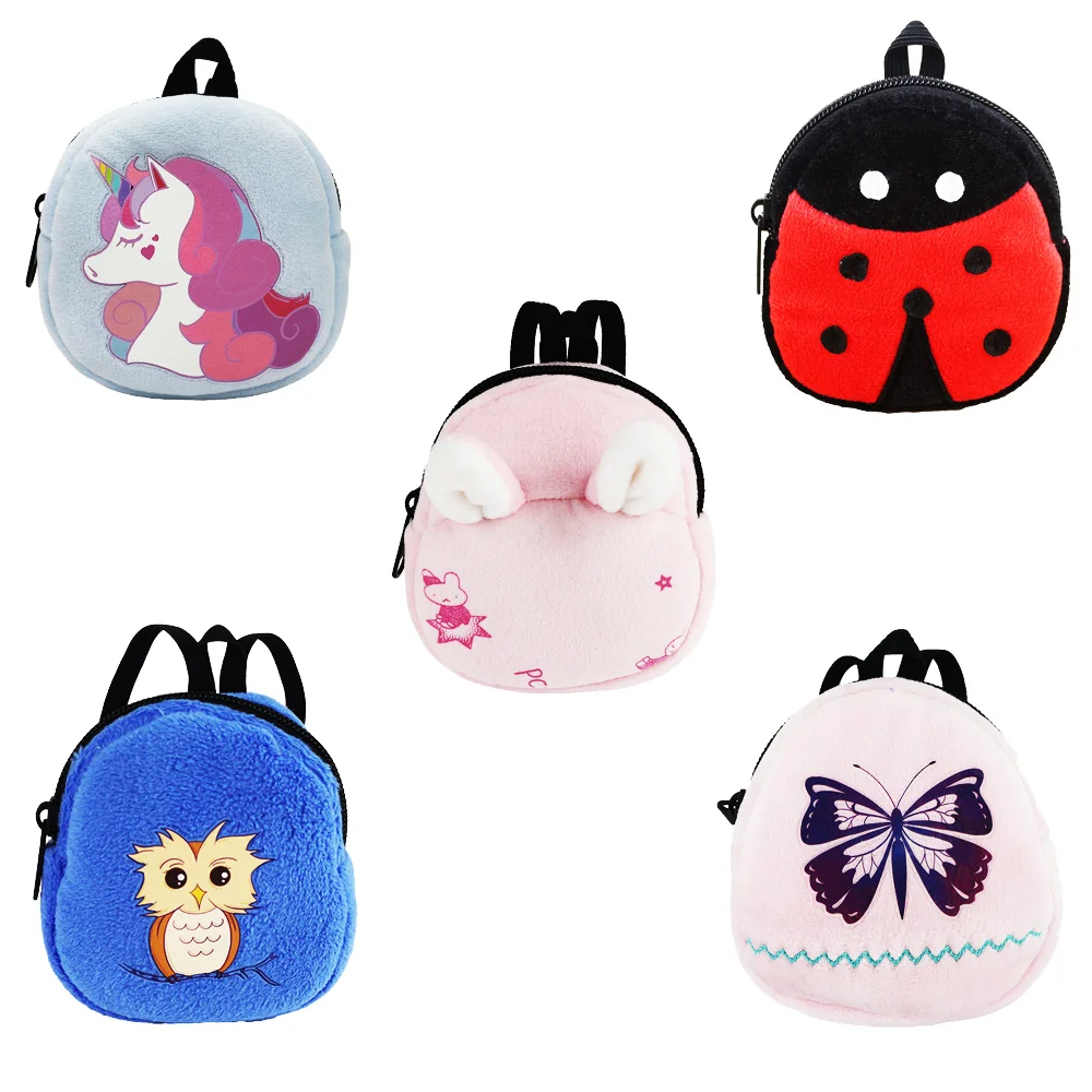 Аксессуары для кукол 5 Сумки с изображениями животных рюкзак единорога 18