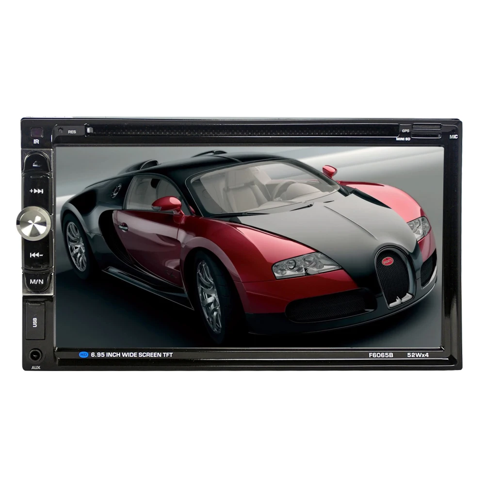 6065B Универсальный 2 Din Автомобильный dvd плеер 6 95 &quotАвтомобильный Авторадио