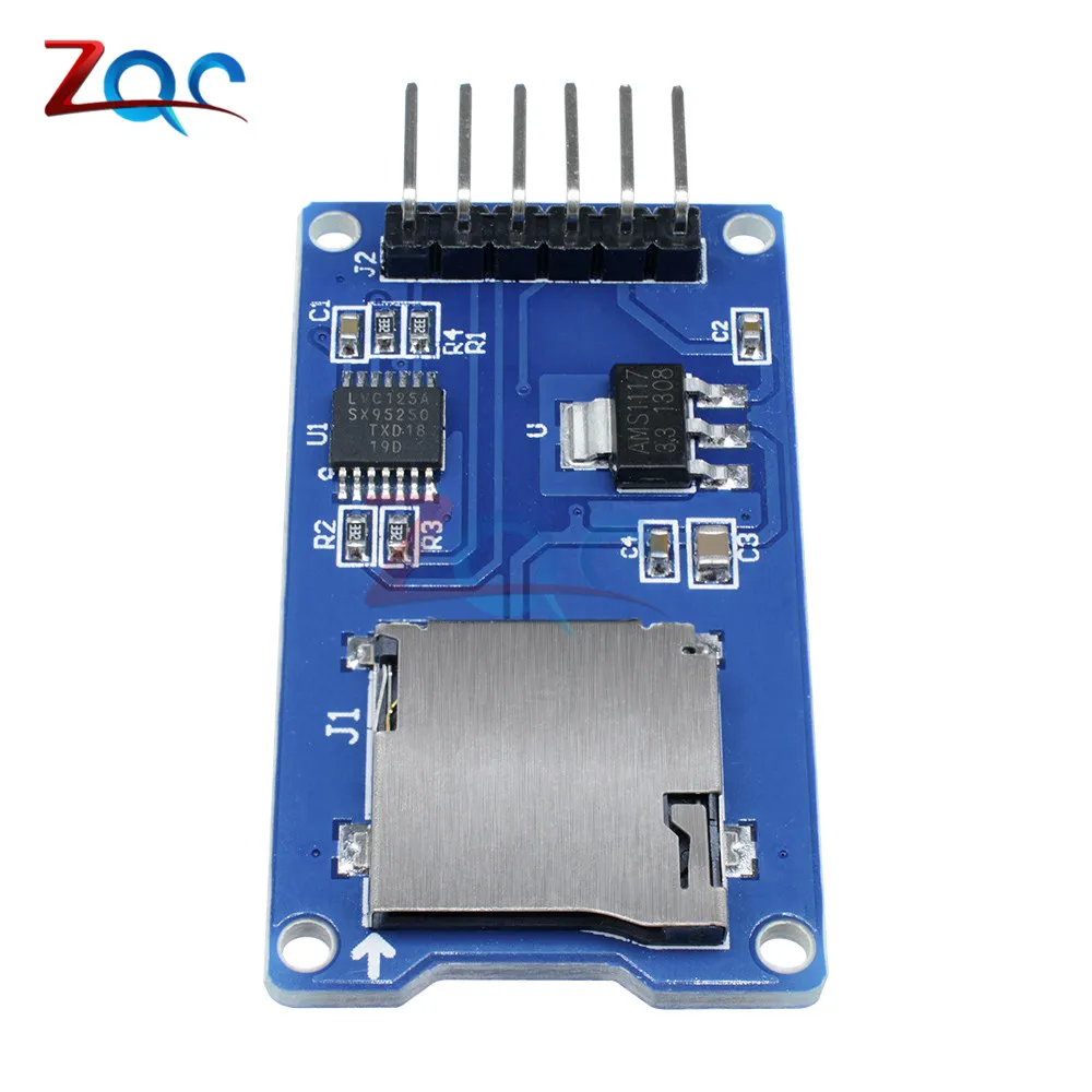 5 шт. Micro SD плата расширения памяти Mciro TF карта защитный модуль SPI для Arduino