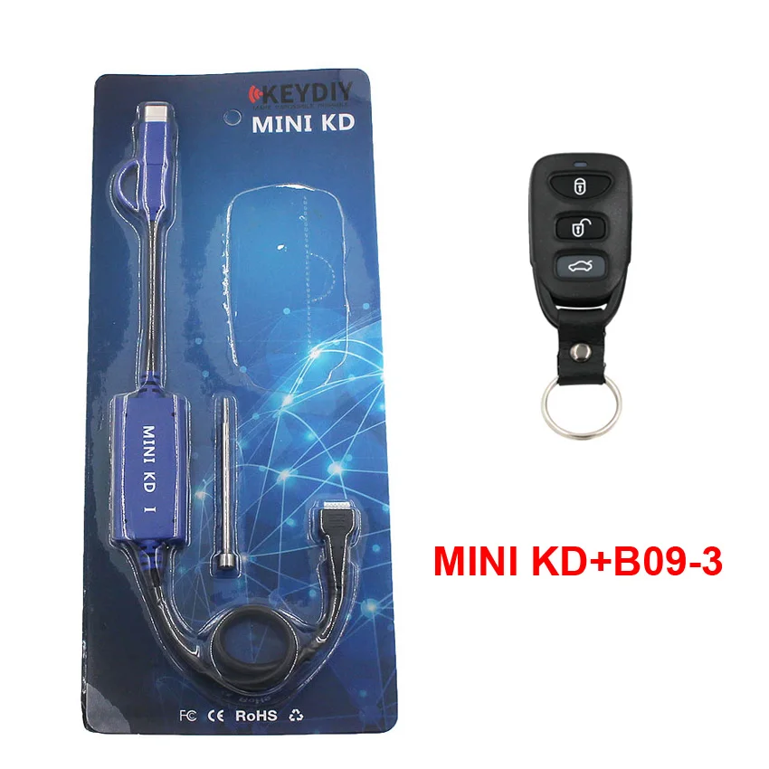 MINIKD with B09-3 Мини KD удаленный генератор ключей Поддержка Android сделать более 1000 автоматических пультов, похожих на KD900+ B серии дистанционного управления B16 B12-4 B13 - Цвет: MINIKD with B09-3