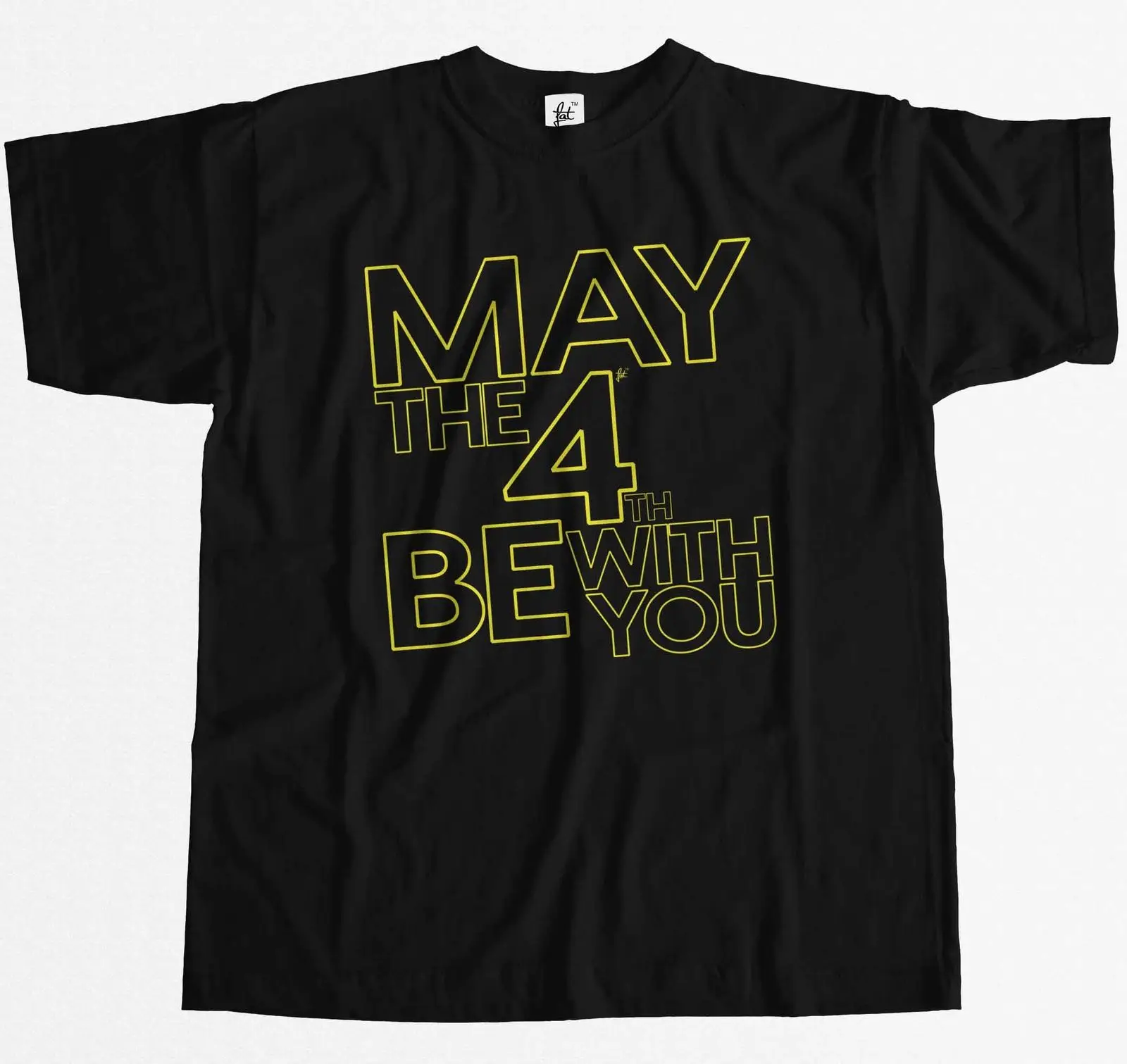 Пусть 4th/четвертый быть с вами день независимости мужская футболка Повседневная