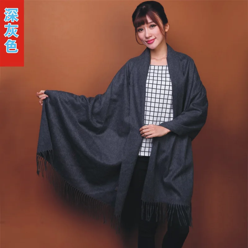 Китайский женский шарф из 100% шерсти Пашмина кашемировая шаль накидка с